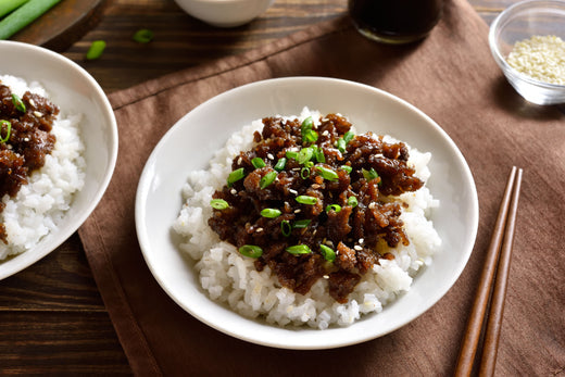 Korean BBQ Beef and Rice Bowl