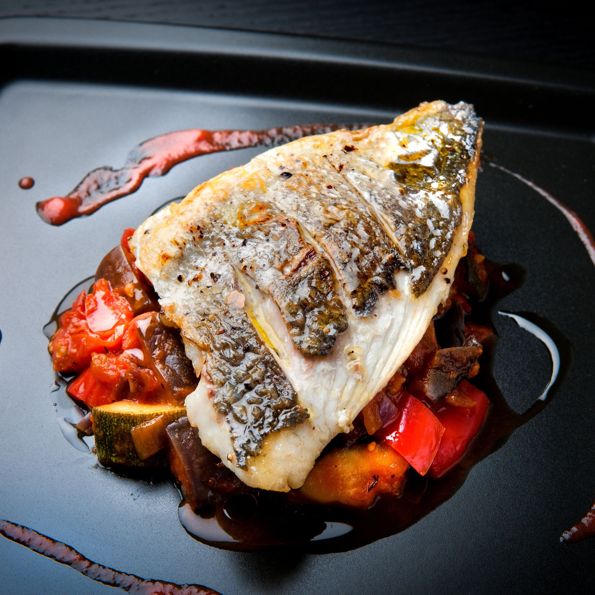 Sea Bream with Tomato & Herb Salsa