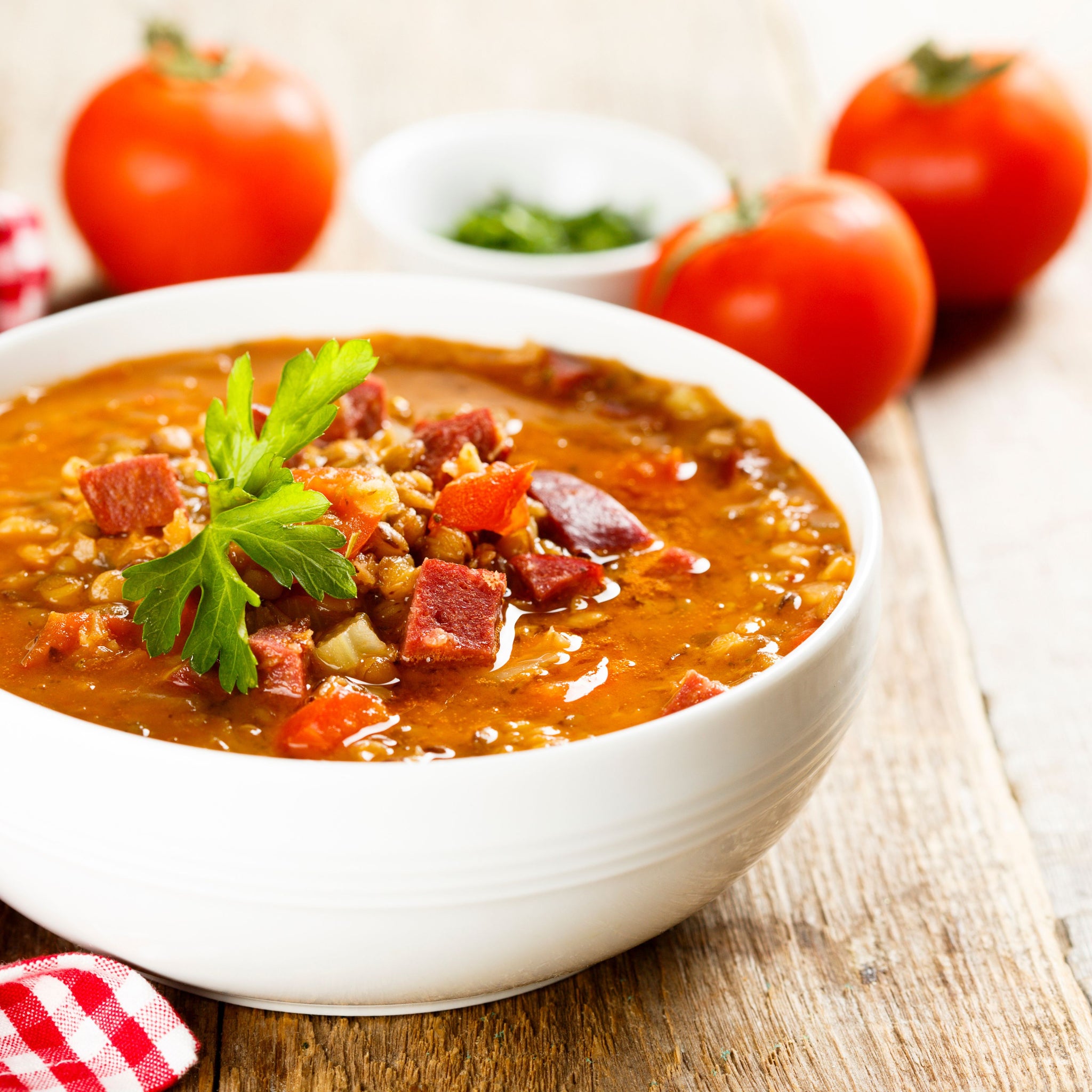 Spiced Lentil and Vegetable Soup