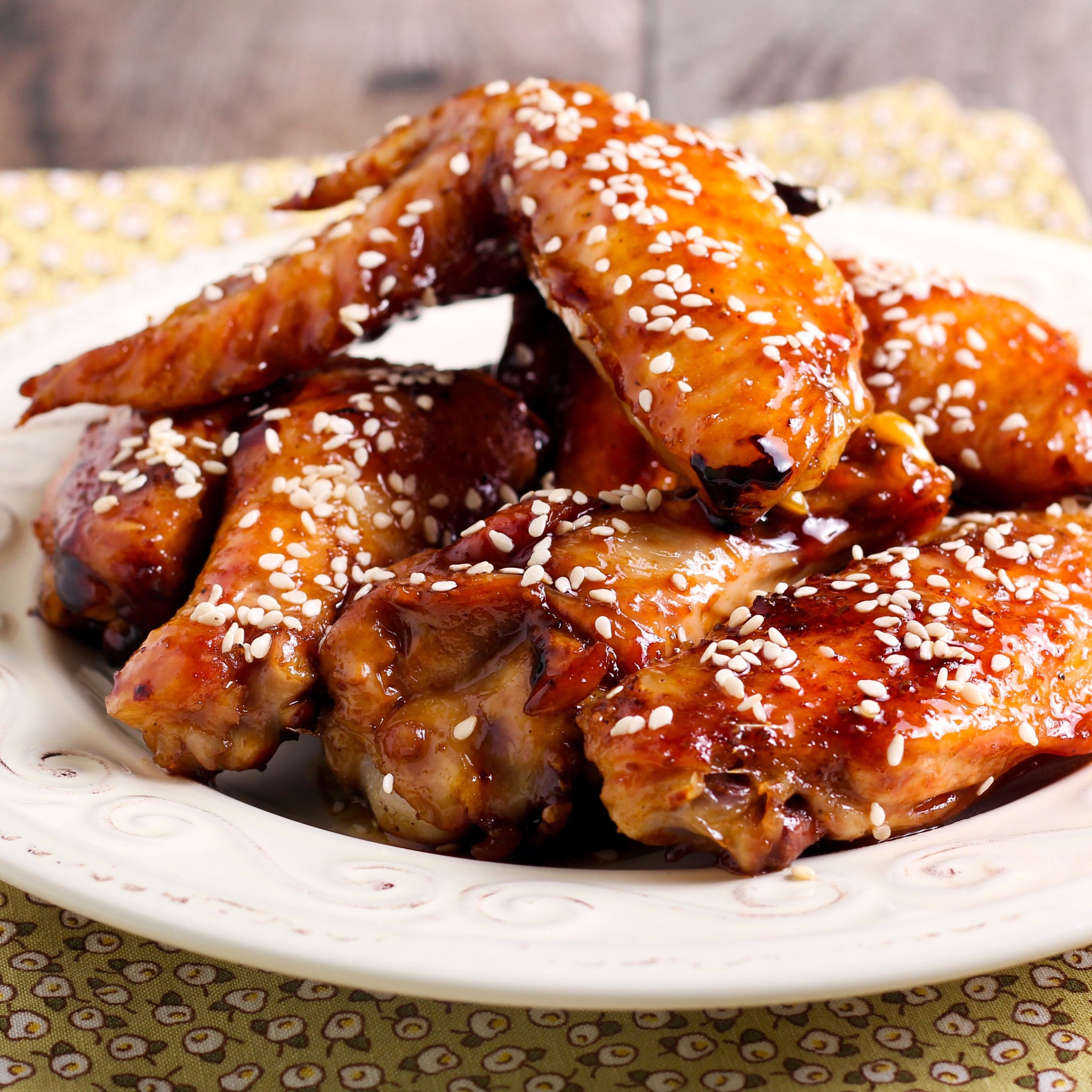 Sticky Spiced Chicken Wings