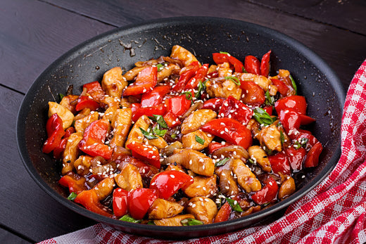 Szechuan Chicken and Vegetable Stir-fry - Kymi Kitchen-private chef NYC-meal prep NYC