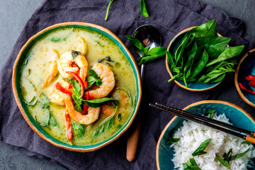 Thai Green Curry Shrimp with Quinoa - Kymi Kitchen-private chef NYC-meal prep NYC